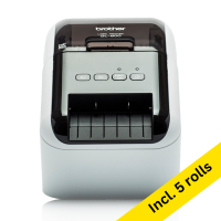 Εκτυπωτής ετικετών Brother QL-800 + 5 ρολά ετικετών διευθύνσεων 833467