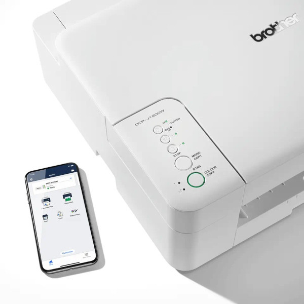 Εκτυπωτής inkjet A4 Brother DCP-J1200WE all-in-one με WiFi (3 σε 1) 832960 - 4