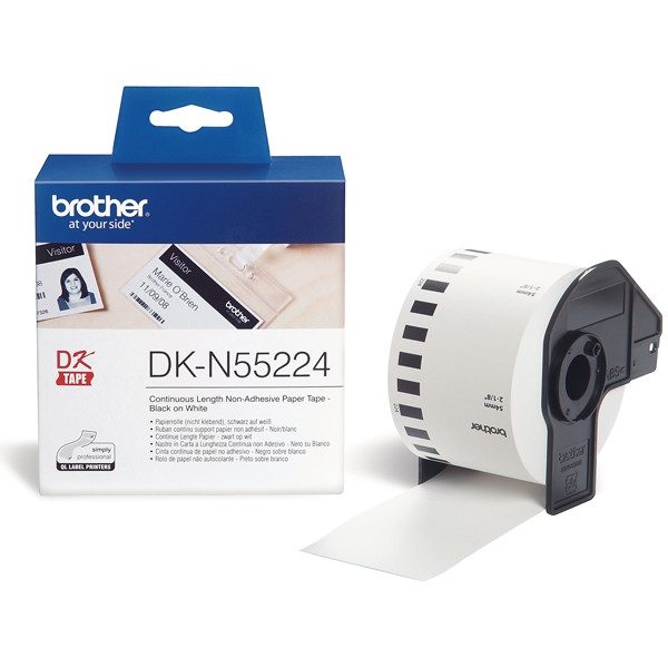 Brother Ετικέτες Brother DK-N55224 No Adhesive 30,48m x 54mm Black on White DKN55224 080740 - 1