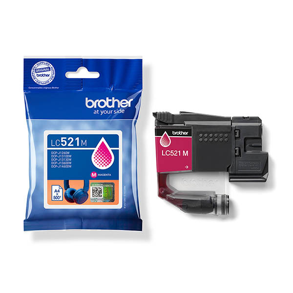 Μελάνι Brother LC-521M Magenta 051474 - 1