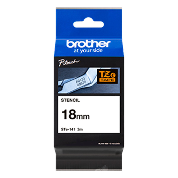 Brother Ταινία Brother STe-141 3m x 18mm Stencil Black on Clear STe-141 080692 - 1