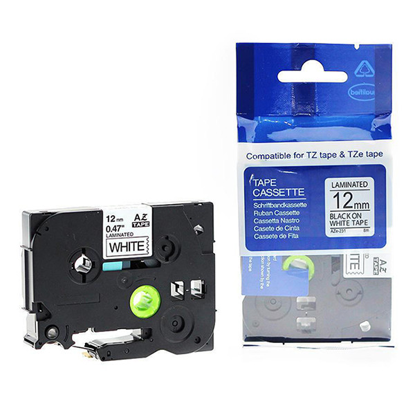 Brother Ταινία Brother TZe-231S2 4m x 12mm Black on White TZE-231S2 350566 - 1