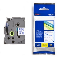 Brother Ταινία Brother TZe-253 8m x 24mm Blue on White TZe253 080450