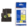 Ταινία Brother TZe-FX631 Flexi ID 8m x 12mm Black on Yellow