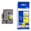 Ταινία Brother TZe-S651 Extra Adhesive 8m x 24mm Black on Yellow