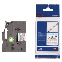 Brother HSe-211 μαύρη σε λευκή θερμοσυστελλόμενη ταινία, 6mm (πρωτότυπο Brother) HSe211 088882