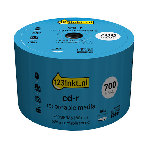 CD-R 123ink, 80 λεπτών  (συσκευασία των 50) 301225 - 1