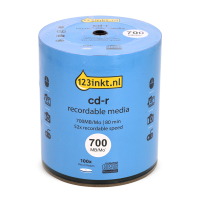 CD-R 80 λεπτών 123ink 100Tεμ 301226