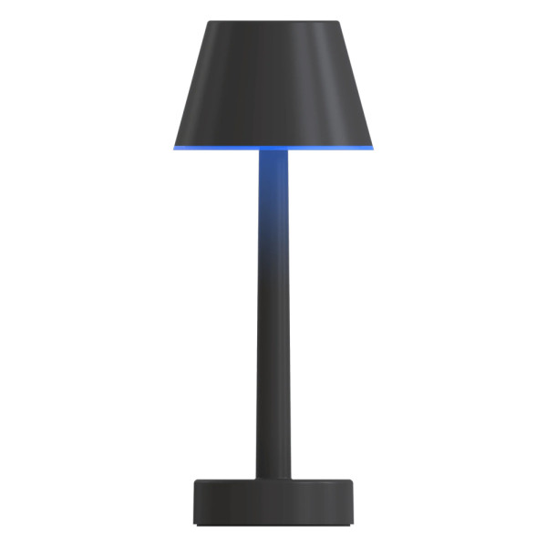 Επαναφορτιζόμενo Eπιτραπέζιο Φωτιστικό Calex Lucca RGB + 3000K  IP54 Μαύρο LCA01035 - 2