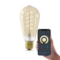 Smart λάμπα Calex E27 Edison ST64 Gold WiFi (Tuya) LCA01193