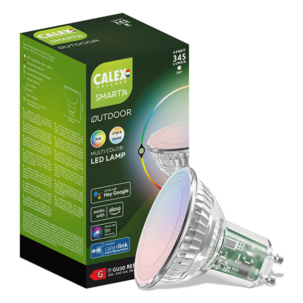 Smart λάμπα Calex GU10 PAR16 διαφανής RGB Bluetooth LCA00826 - 1