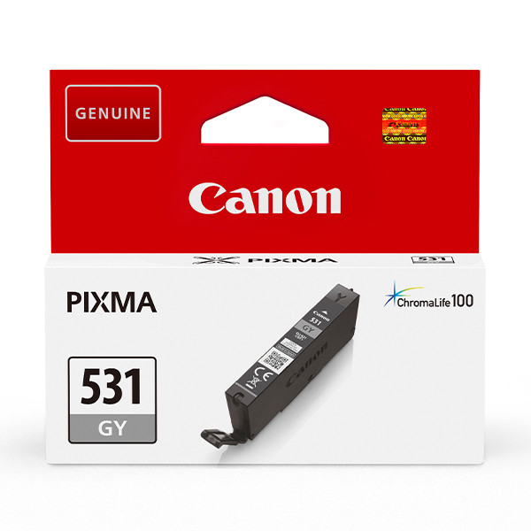 Canon Κασέτα γκρι μελάνης Canon CLI-531GY (αυθεντικό Canon) 6122C001 017652 - 1