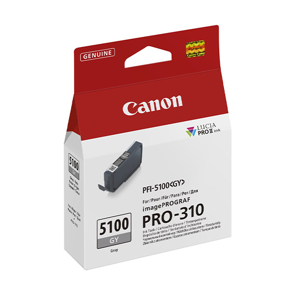 Μελάνι Canon PFI-5100GY Grey 083794 - 1