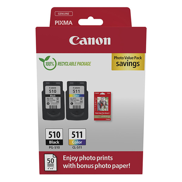 Πακέτο Φωτογραφιών Canon PG-510/CL-511 132284 - 1