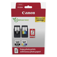 Πακέτο φωτογραφιών Canon PG-560 / CL-561 με 50 φύλλα φωτογραφικού χαρτιού (πρωτότυπο) 132256 Πακέτο φωτογραφιών Canon PG-560 / CL-561 με 50 φύλλα φωτογραφικού χαρτιού (πρωτότυπο) 132256