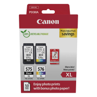 Πακέτο φωτογραφιών Canon PG-575XL/CL-576XL (πρωτότυπο) 132276 Πακέτο φωτογραφιών Canon PG-575XL/CL-576XL (πρωτότυπο) 132276
