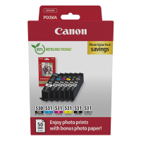 Πακέτο φωτογραφιών Canon PGI-530 / CLI-531 017680