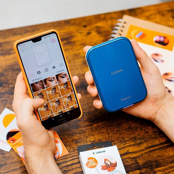 Φορητός φωτογραφικός εκτυπωτής Canon Zoemini 2 σε μπλε σκούρο χρώμα 819232 - 4