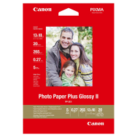 Canon Φωτογραφικό Χαρτί Canon PP-201 Plus Glossy II 13 x 18cm, 265 g/m² (20 φύλλα) 2311B018 064580