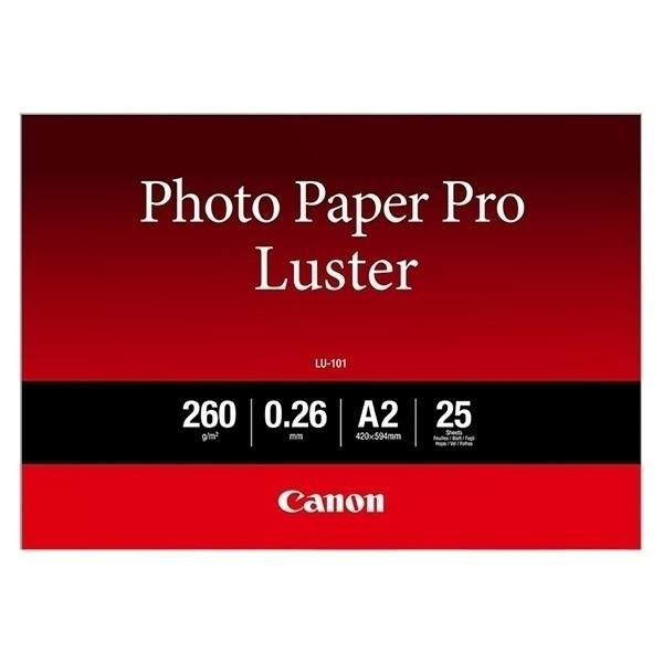 Φωτογραφικό χαρτί Canon LU-101 Pro Luster A2 260g (25 φύλλα) 154026 - 1