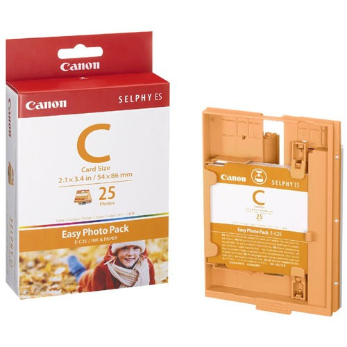 Canon Easy Photo Pack E-C25 Credit Card Size Paper 1249B001AA 018175 - 1