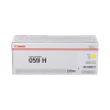 Toner Canon 059H Y High Capacity Yellow 017514 - 1