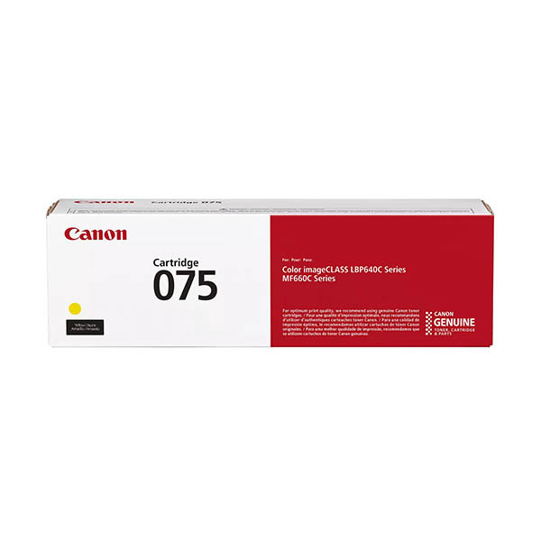 Toner Canon 075 Y Yellow 017706 - 1