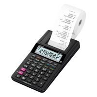Αριθμομηχανή Casio HR-8RCE με μαύρη εκτύπωση 056435