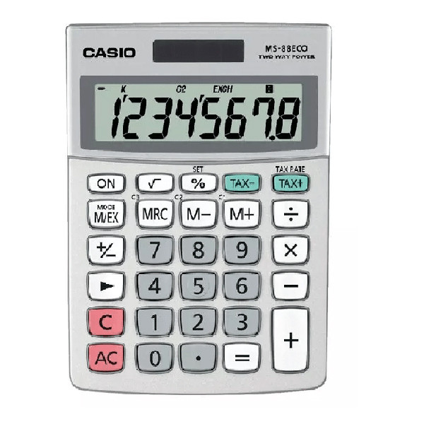 Επιτραπέζια αριθμομηχανή Casio MS-88ECO 056027 - 2