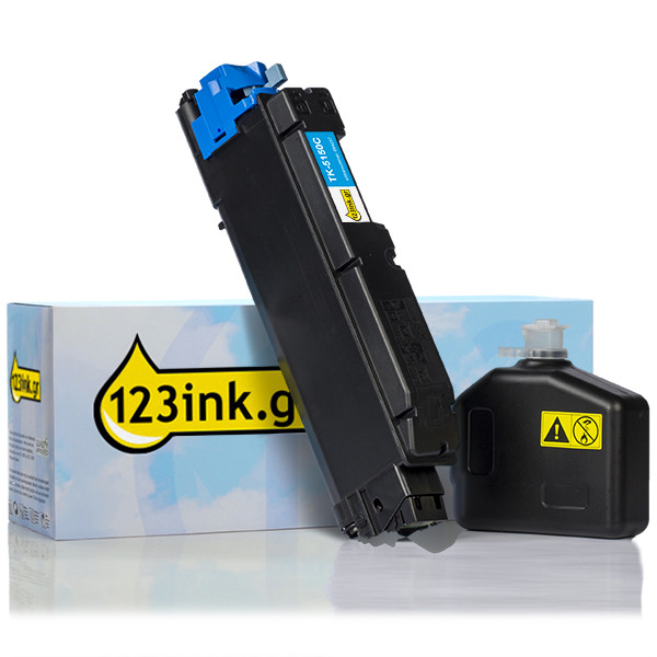 Cyan  Toner Kyocera TK-5150C (ιδιόκτητη έκδοση 123ink) 094237 - 1