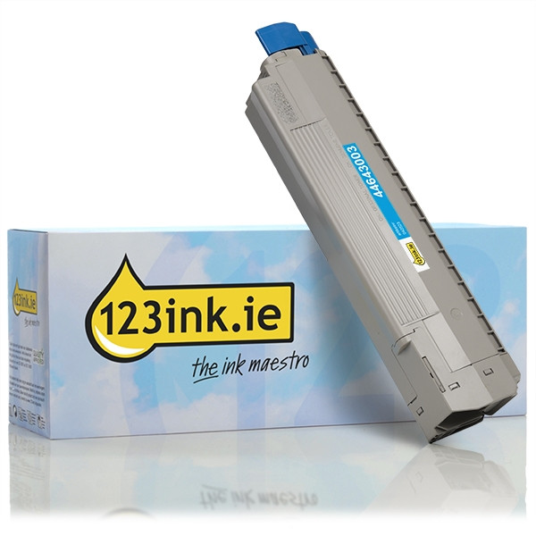 Cyan Toner OKI 44643003 (123ink) 042523 - 1