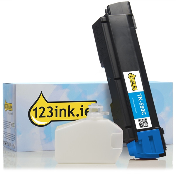 Cyan toner Kyocera TK-580C (123ink) 079331 - 1