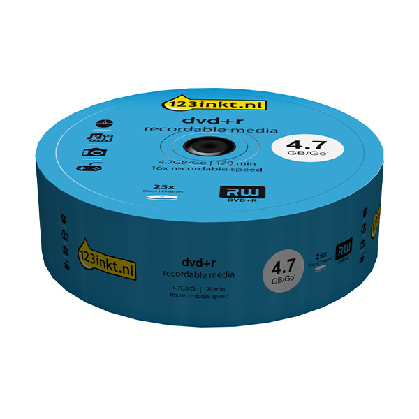 DVD+R 123ink  (συσκευασία 25 τεμαχίων) 301228 - 1