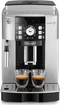Αυτόματη Μηχανή Espresso De'Longhi Magnifica S 1450W Πίεσης 15bar με Μύλο Άλεσης Ασημί 570359