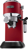 Αυτόματη Μηχανή Espresso Delonghi Dedica Pump 1300W Πίεσης 15bar Κόκκινη 570352 - 2