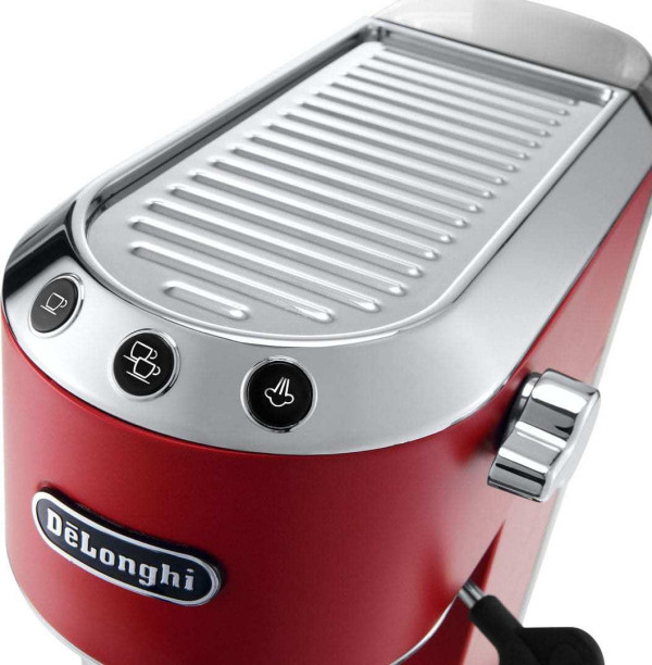 Αυτόματη Μηχανή Espresso Delonghi Dedica Pump 1300W Πίεσης 15bar Κόκκινη 570352 - 3