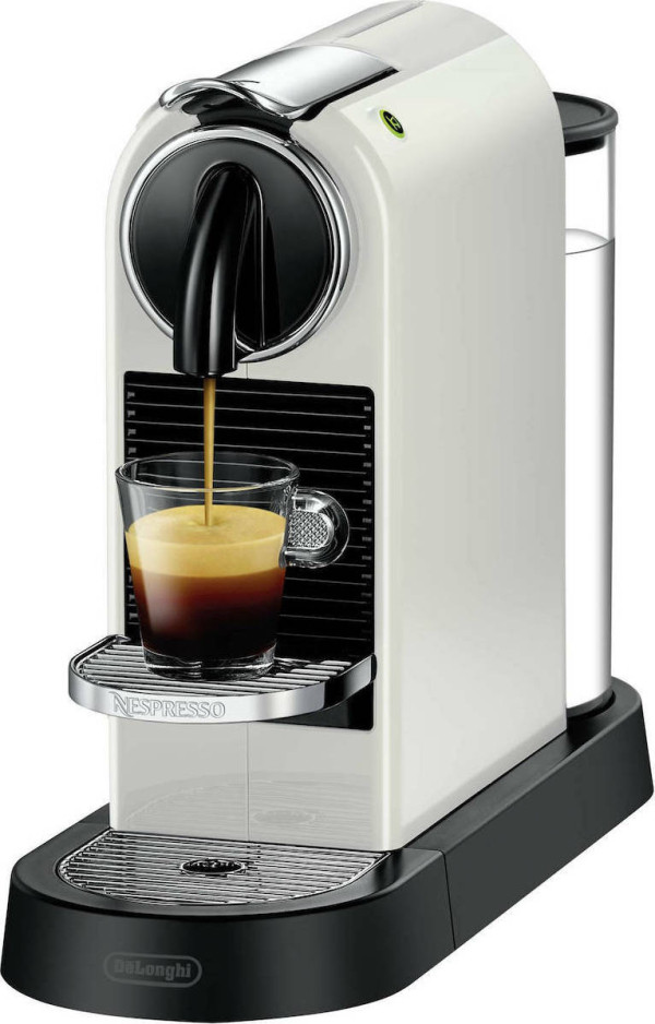 Καφετιέρα De'Longhi Citiz για κάψουλες Nespresso Πίεσης 19bar Λευκή 570356 - 1