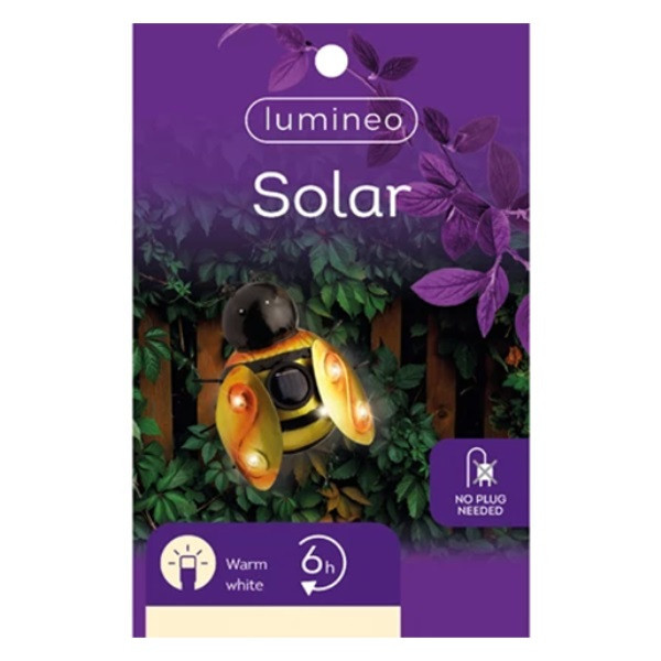Decoris Ηλιακό Επιτοίχιο Φωτιστικό Lumineo Μέλισσα 897870 K150101191 - 3