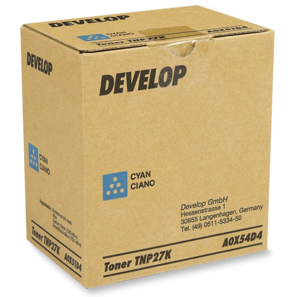 Develop Toner Develop TNP-27C Cyan A0X54D4 049068 - 1
