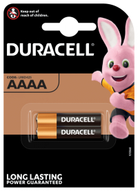 Αλκαλικές μπαταρίες Duracell Ultra AAAA LR80425 (συσκευασία 2 τεμαχίων) ADU00015