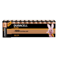 Duracell Μπαταρία Duracell Plus 100% Extra Life AA MN1500 24 τεμάχια MN1500 ADU00361