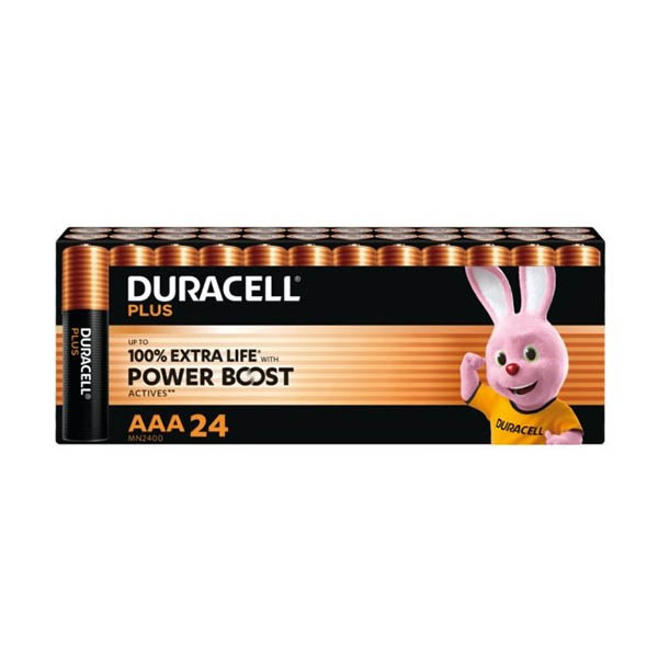 Μπαταρία Duracell Plus Power Boost 150% Extra Life AAA MN2400 24 τεμάχια ADU00424 - 1