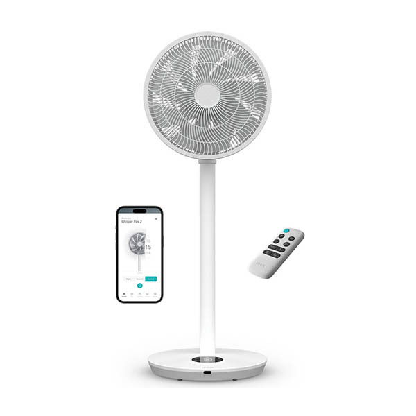 Ανεμιστήρας Δαπέδου/Επιτραπέζιος Duux Whisper Flex 2 Smart Ρεύματος ή Μπαταρίας 21.5W Λευκός 570404 - 1