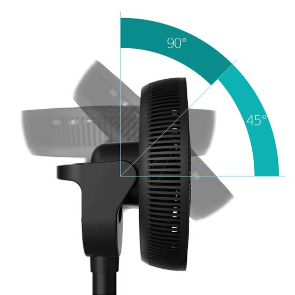 Ανεμιστήρας Δαπέδου/Επιτραπέζιος Duux Whisper Flex 2 Smart Ρεύματος ή Μπαταρίας 21.5W Μαύρος 570402 - 5
