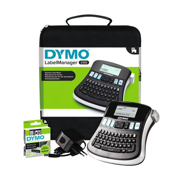 Ετικετογράφος Dymo LabelManager 210D με θήκη (QWERTY) 833317 - 1