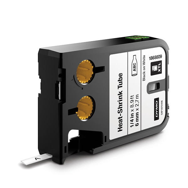 Ταινία συρρίκνωσης σωλήνων Dymo 1868809 XTL μαύρη σε λευκό, 6mm (πρωτότυπη) 089040 - 1