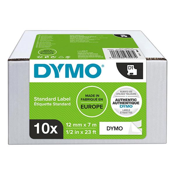 Dymo Ταινία Dymo 2093097 Black on White 7m x 12mm 10 ταινίες 45013 2093097 089168 - 1