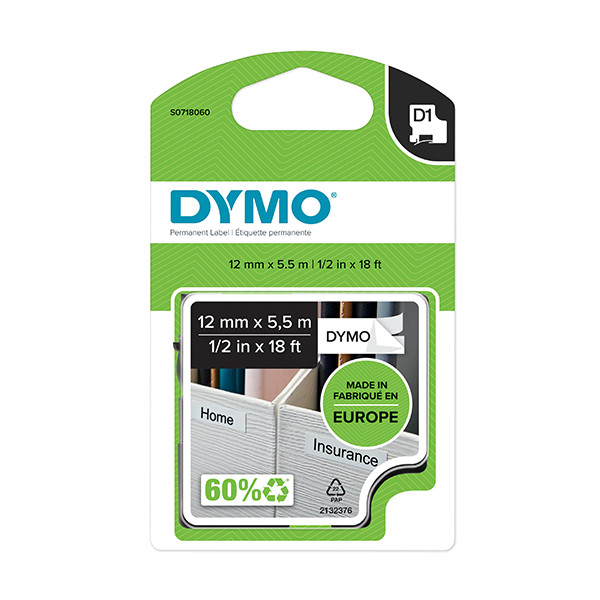 Ταινία Dymo S0718060 / 16959 Mόνιμη Πολυεστερική 5,5m x 12 mm 088530 - 1