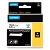 Ταινία Dymo S0718220 / 18484 IND Rhino Permanent Polyester Βlack on White 5.5m x 19 mm 088670 - 1