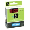 Ταινία Dymo S0720870 / 45807 7m x 19mm Black on Red